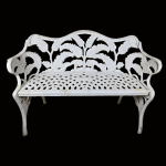 Rare American Kramer Bros Fern Bench
