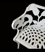 Rare American Kramer Bros Fern Bench - Image 4