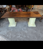 Walnut Seat Column Bench
