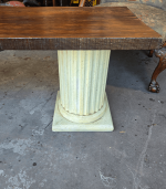 Walnut Seat Column Bench - Image 2