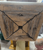 Walnut Seat Column Bench - Image 5