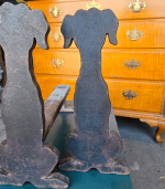 Cast Iron Dog Andirons - Image 2