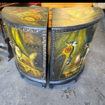 Pair of Painted Corner Cabinets