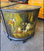 Pair of Painted Corner Cabinets - Image 2