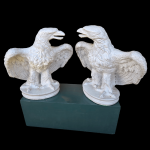Pair of Italian Terra Cotta Eagles