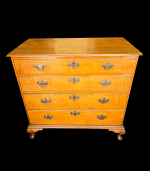 New England Tiger Maple Chest - Image 2