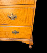 New England Tiger Maple Chest - Image 3